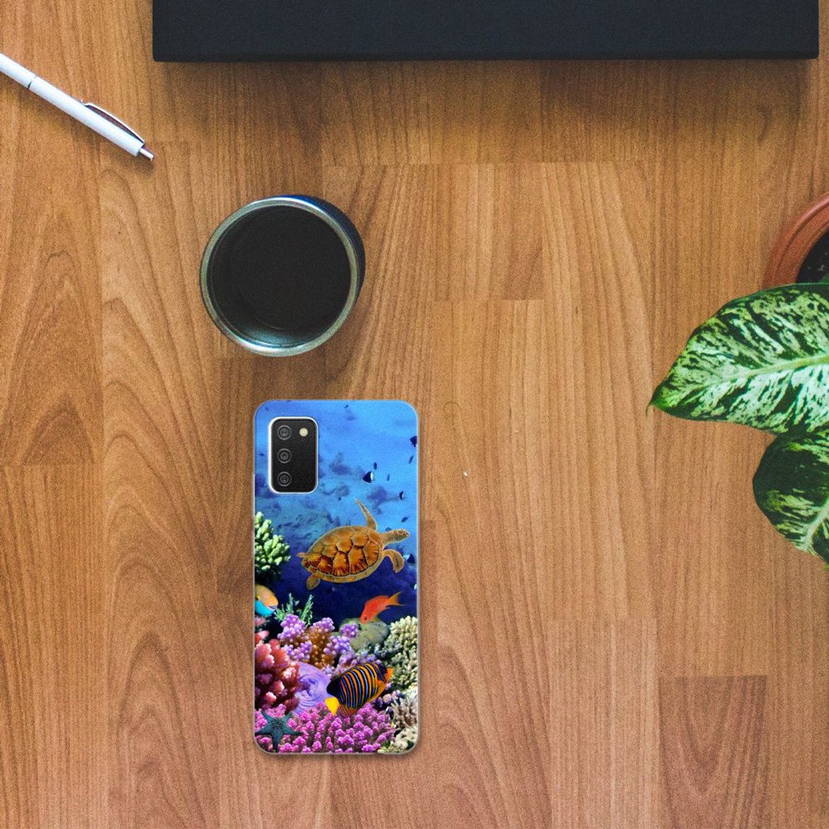 Samsung Galaxy A02s TPU Hoesje Vissen