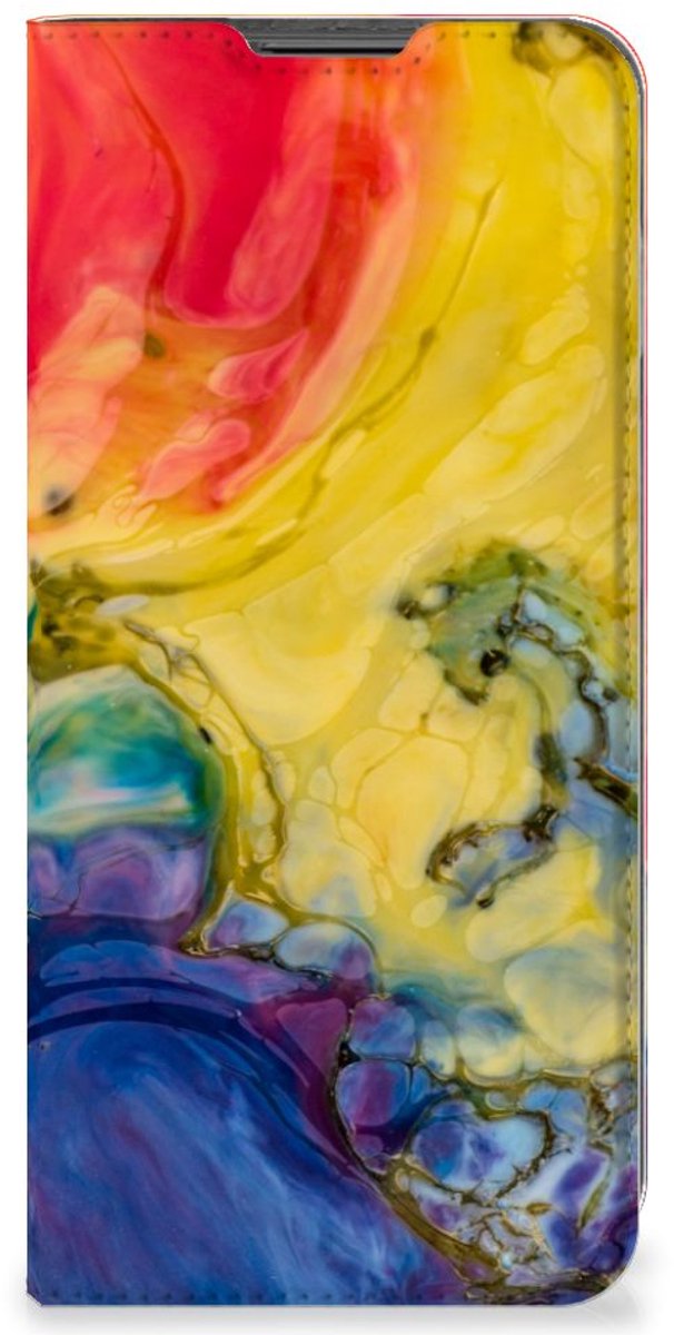 Bookcase Motorola Moto G22 Watercolor Dark