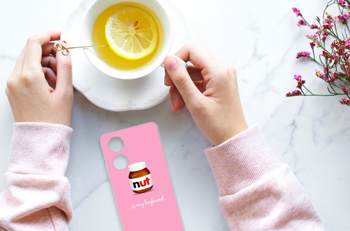 OPPO A58 4G Siliconen Case Nut Boyfriend