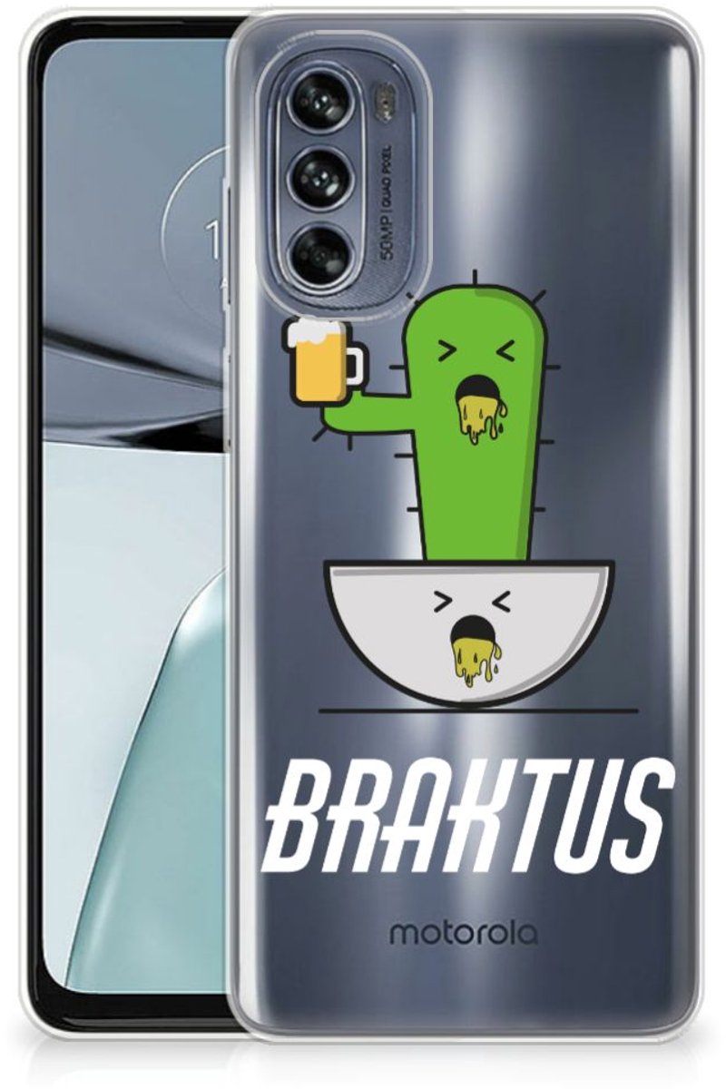 Motorola Moto G62 5G Telefoonhoesje met Naam Braktus