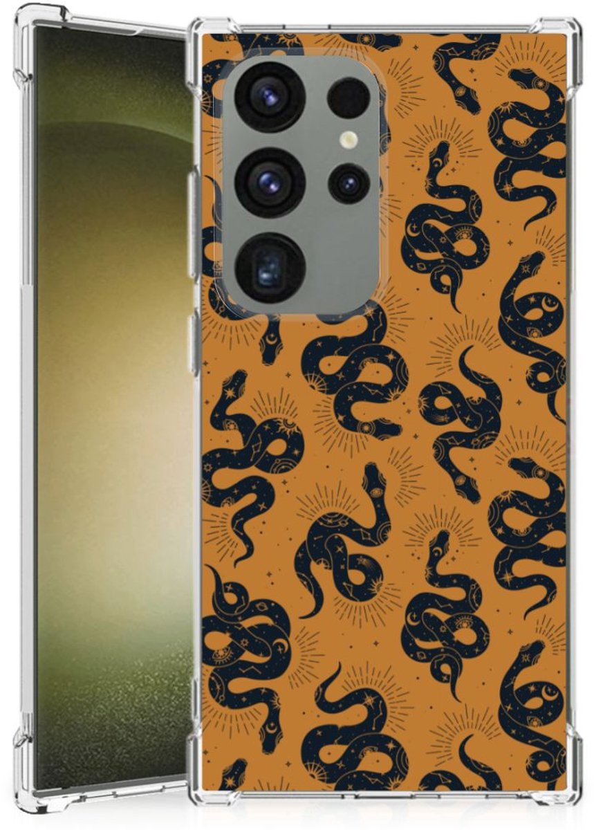 Case Anti-shock voor Samsung Galaxy S24 Ultra Snakes