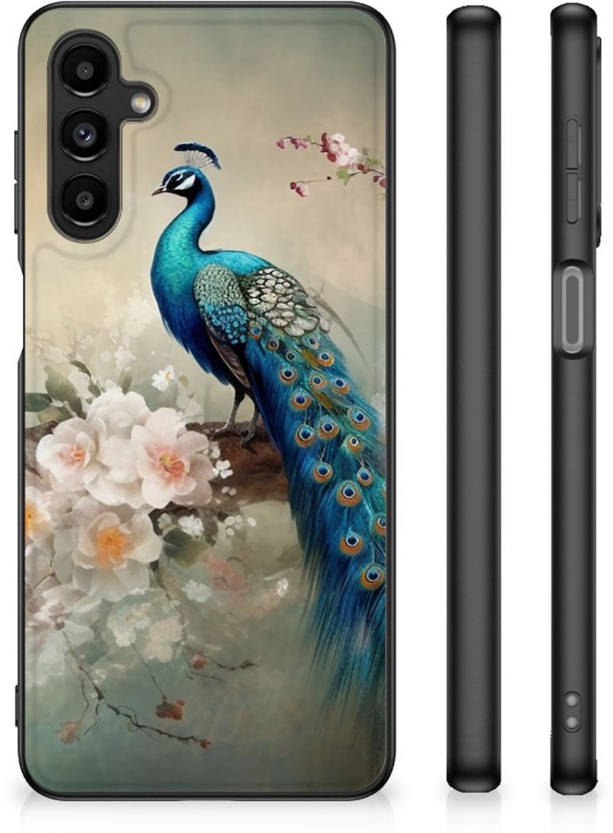 Dierenprint Telefoonhoesje voor Samsung Galaxy A14 5G Vintage Pauwen