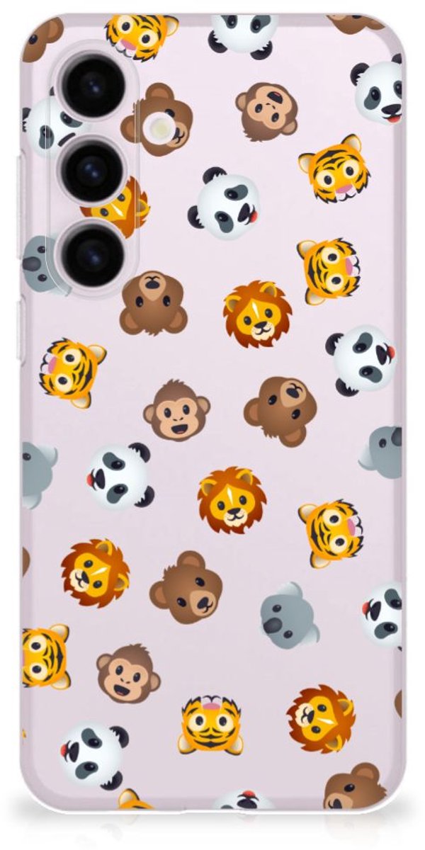 TPU bumper voor Samsung Galaxy S24 Plus Dieren Emojis