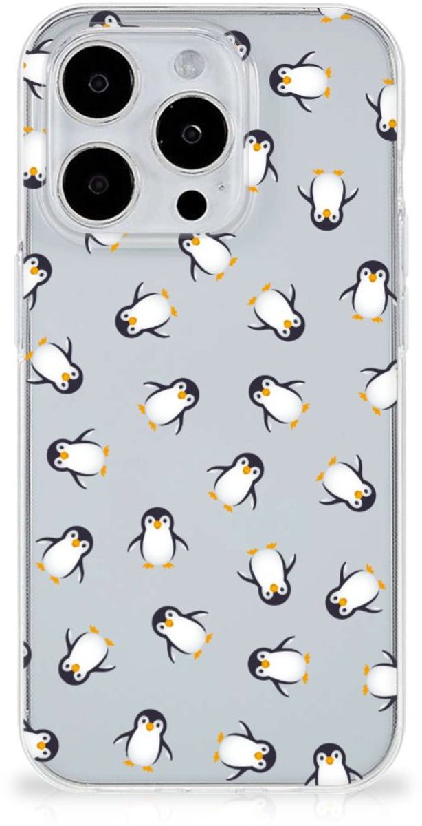 TPU bumper voor iPhone 15 Pro Max Pinguïn