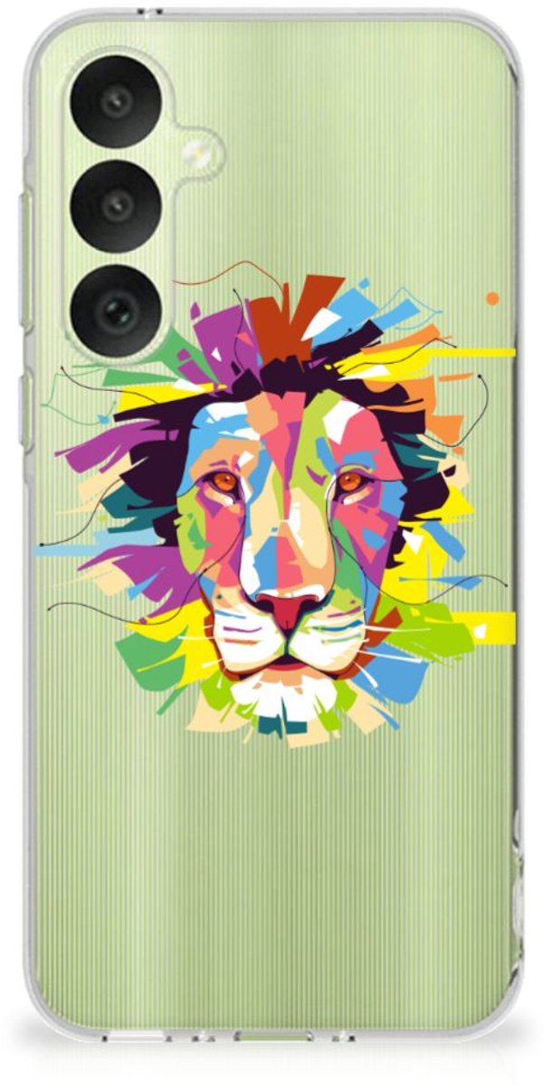 Samsung Galaxy A35 Telefoonhoesje met Naam Lion Color