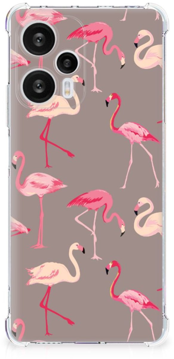 Xiaomi Poco F5 Case Anti-shock Flamingo