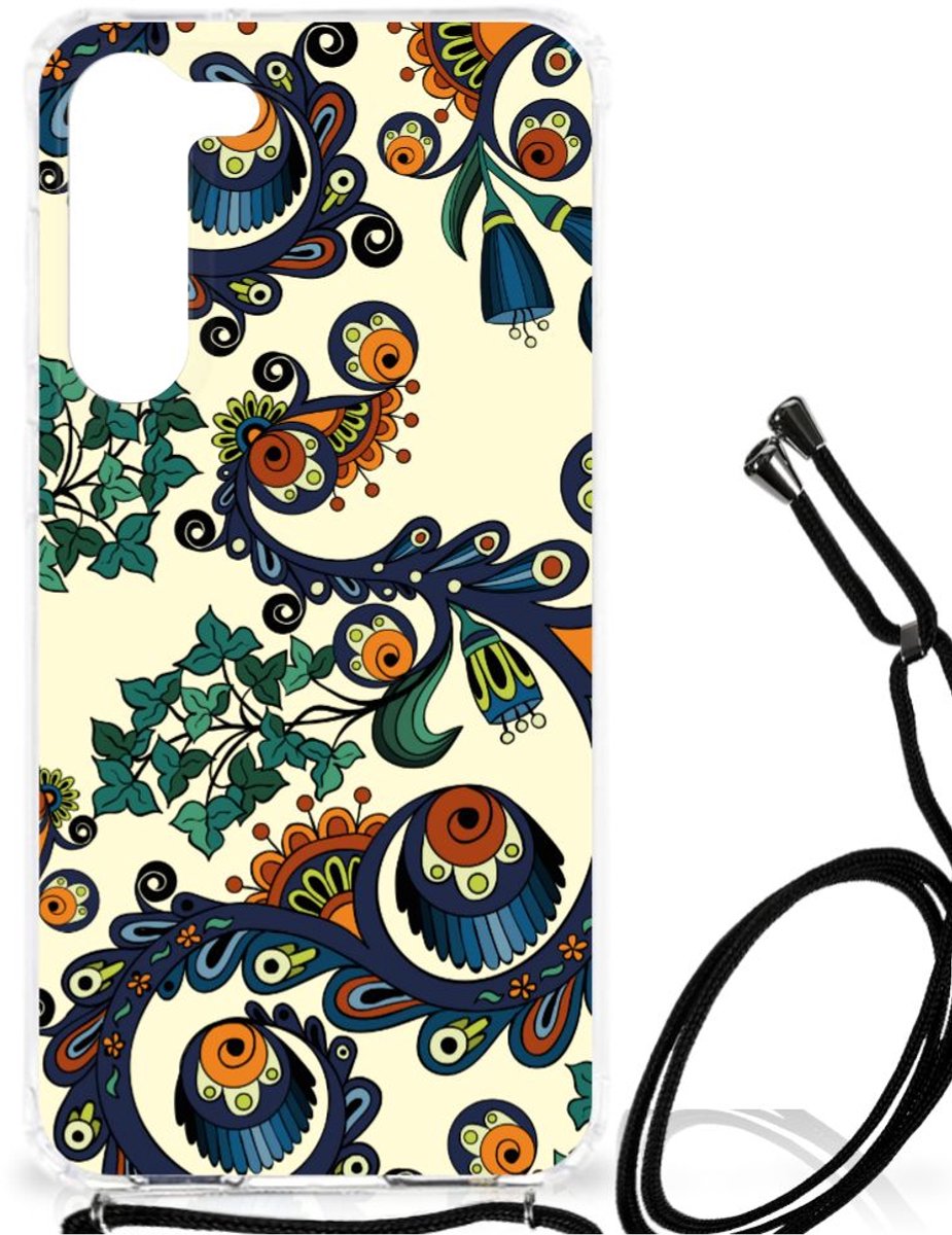 Anti Shock Case Samsung Galaxy S23 Plus Barok Flower