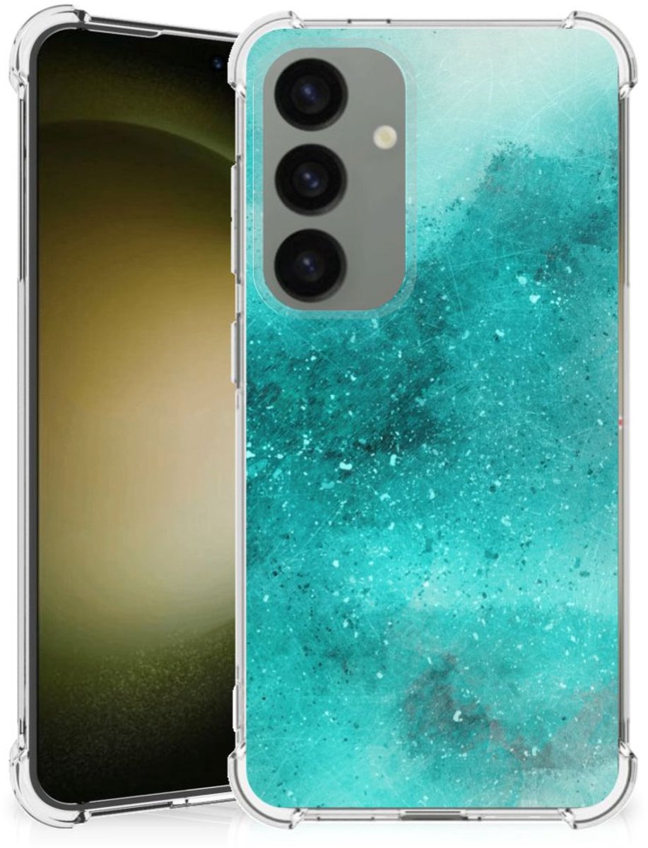 Back Cover Samsung Galaxy S24 Painting Blue