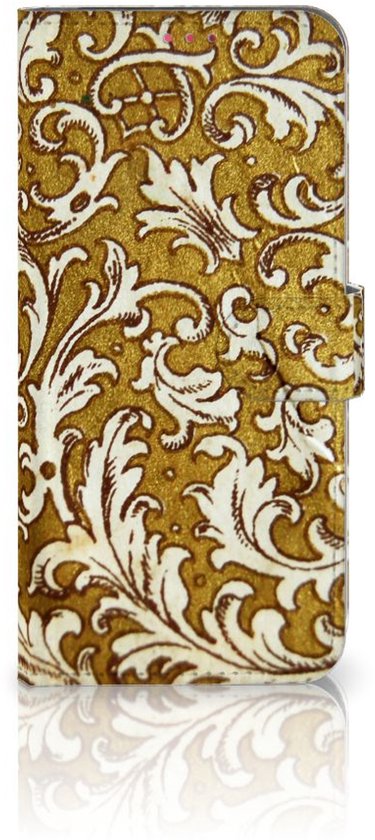 Coque de téléphone OPPO A54 5G | A74 5G | Bookcase A93 5G Or Baroque