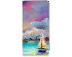 Book Case voor Bookcase Google Pixel 7A Boat