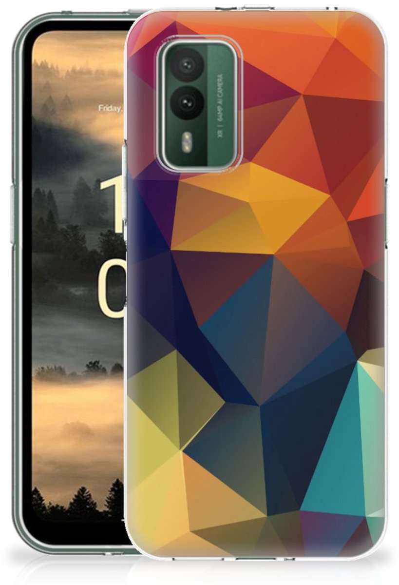 Nokia XR21 TPU Hoesje Polygon Color