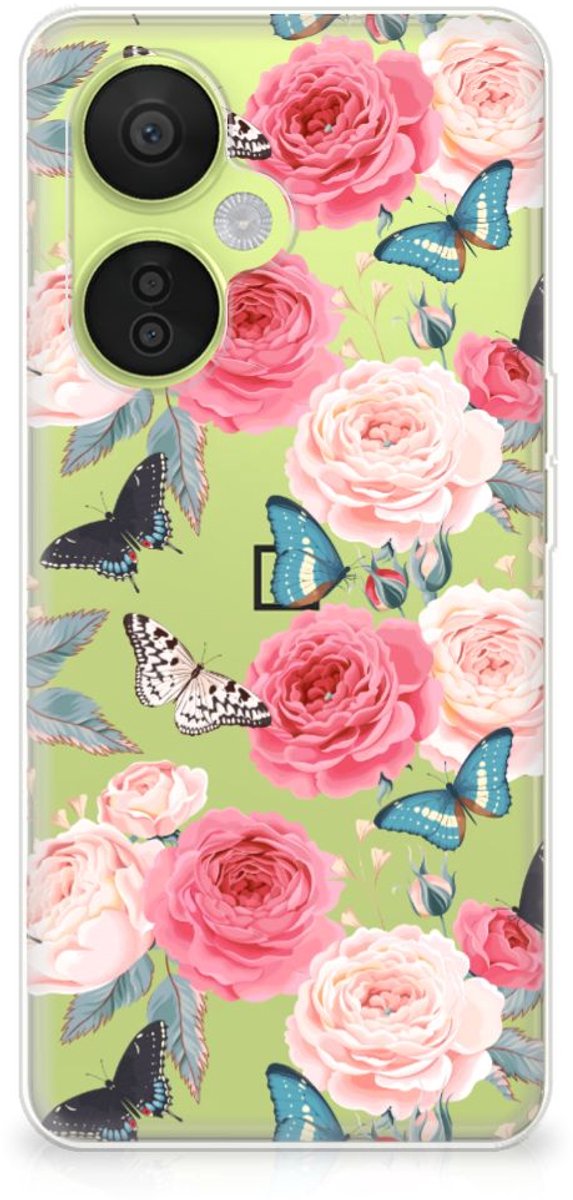 OnePlus Nord CE 3 Lite TPU Case Butterfly Roses