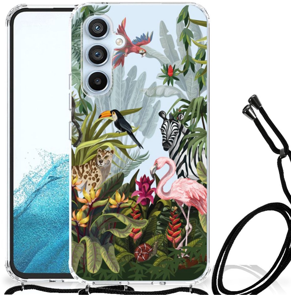 Case Anti-shock voor Samsung Galaxy A54 5G Jungle