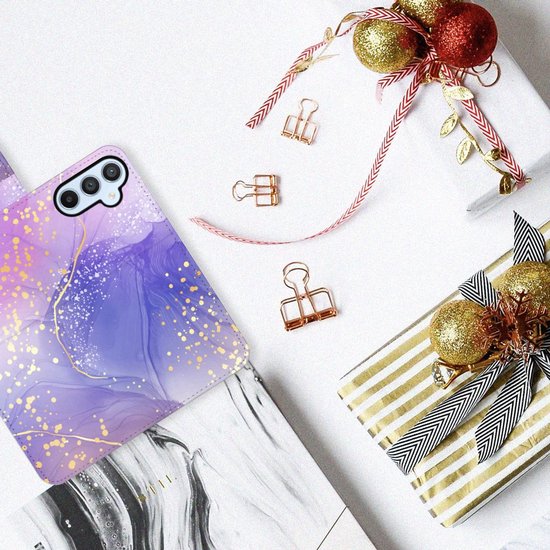 Coque adaptée au Samsung Galaxy A54 5G Aquarelle Violet