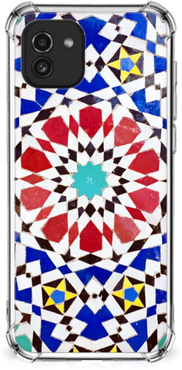 Samsung Galaxy A03 Anti-Shock Hoesje Mozaïek