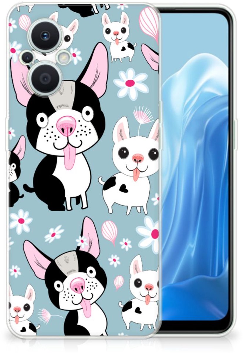 OPPO Reno8 Lite TPU Hoesje Hondjes