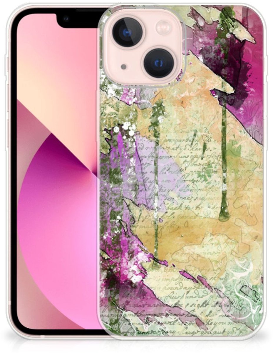 Hoesje maken iPhone 13 mini Letter Painting