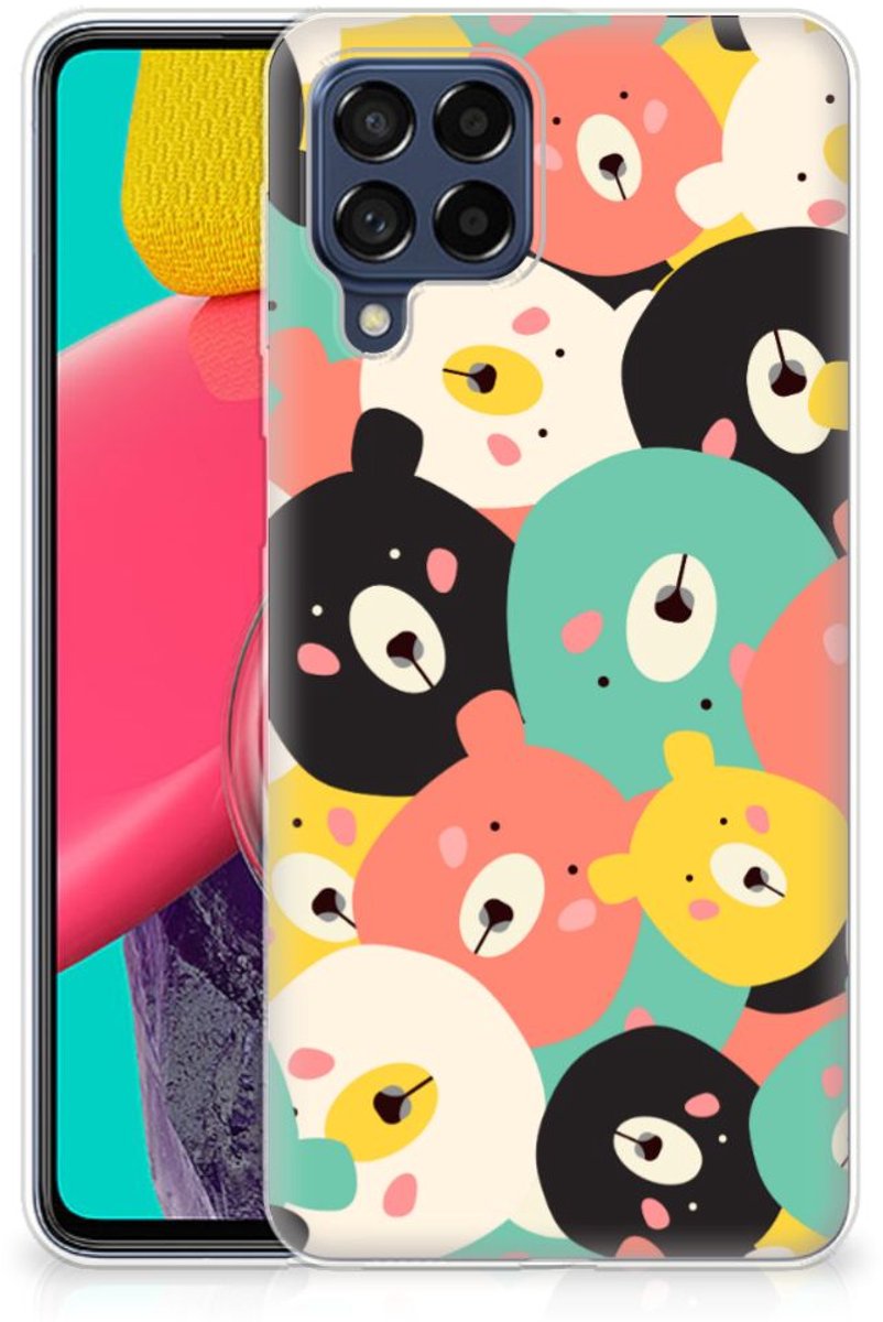 Samsung Galaxy M53 Telefoonhoesje met Naam Bears