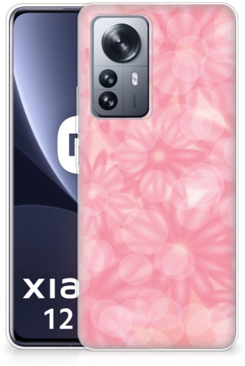 Back Cover voor Xiaomi 12 Pro TPU Case Spring Flowers