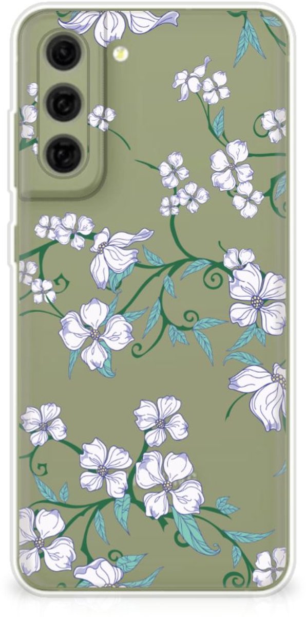 Samsung Galaxy S21FE Uniek TPU Case Blossom White