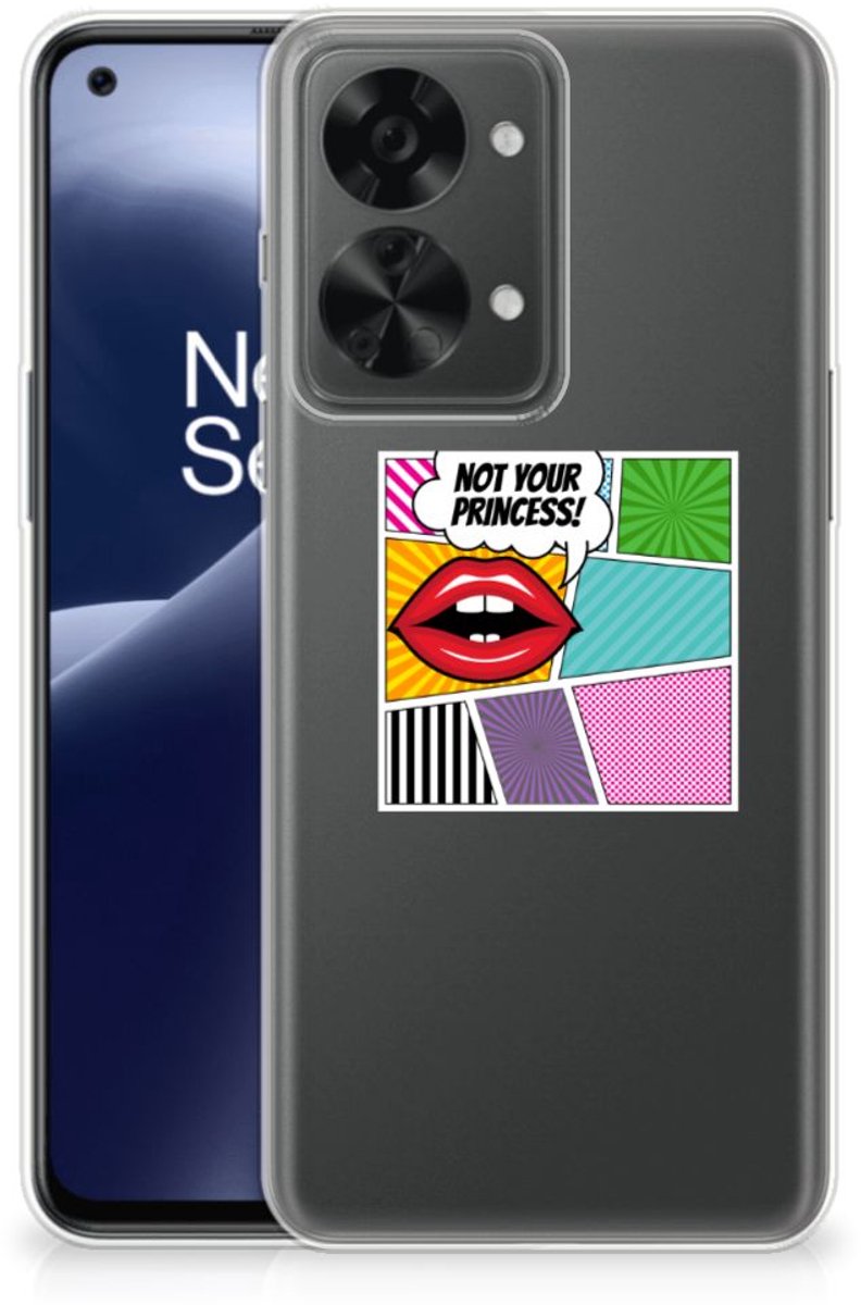 OnePlus Nord 2T Silicone Back Cover Popart Princess