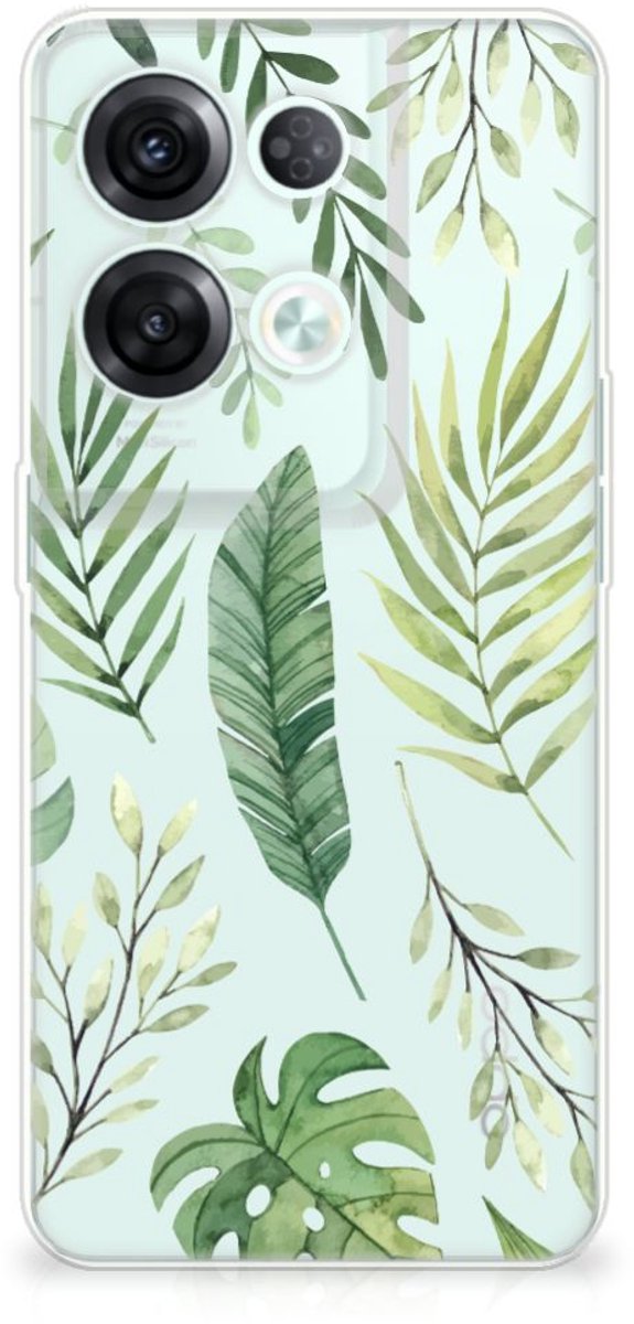 OPPO Reno8 Pro TPU Case Leaves