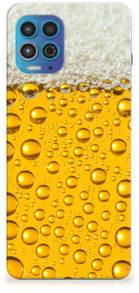 Motorola Moto G100 Siliconen Case Bier