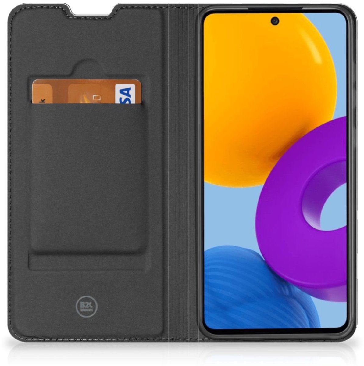 Samsung Galaxy M52 Hoesje met Magneet Army Light