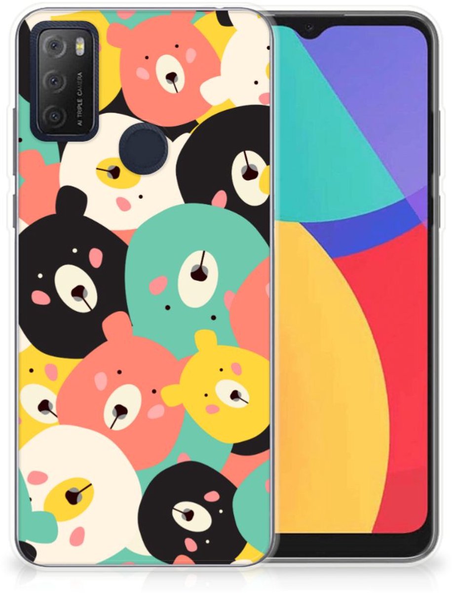 Alcatel 1S (2021) Telefoonhoesje met Naam Bears