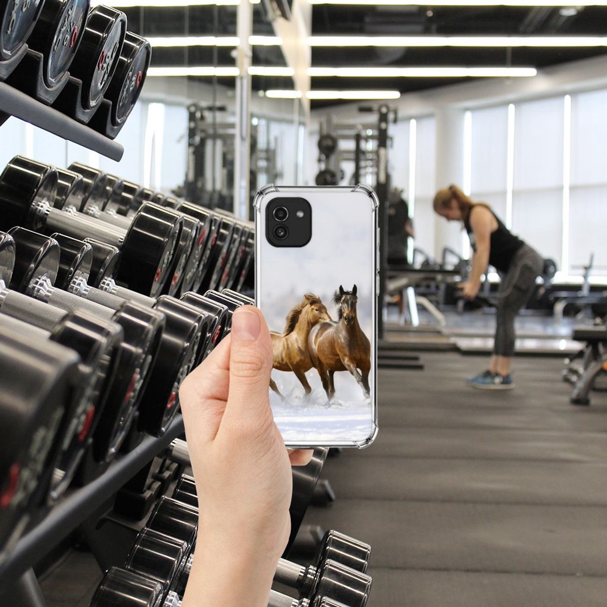 Samsung Galaxy A03 Case Anti-shock Paarden