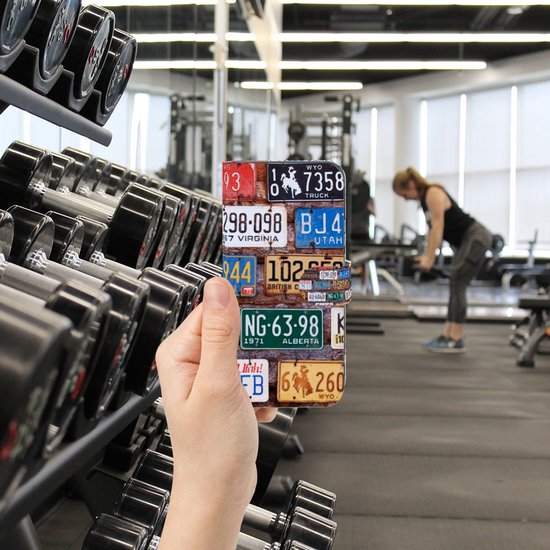 PU Premium Housse pour Samsung Galaxy S23 Plus Portefeuille Plaques D'Immatriculation