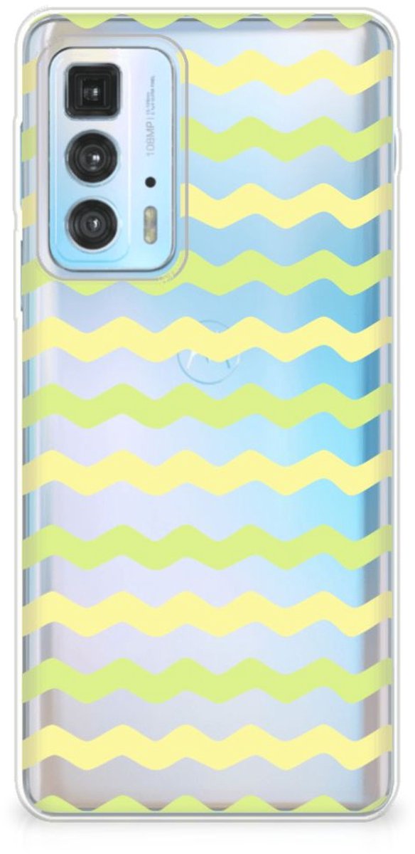 Motorola Edge 20 Pro TPU bumper Waves Yellow
