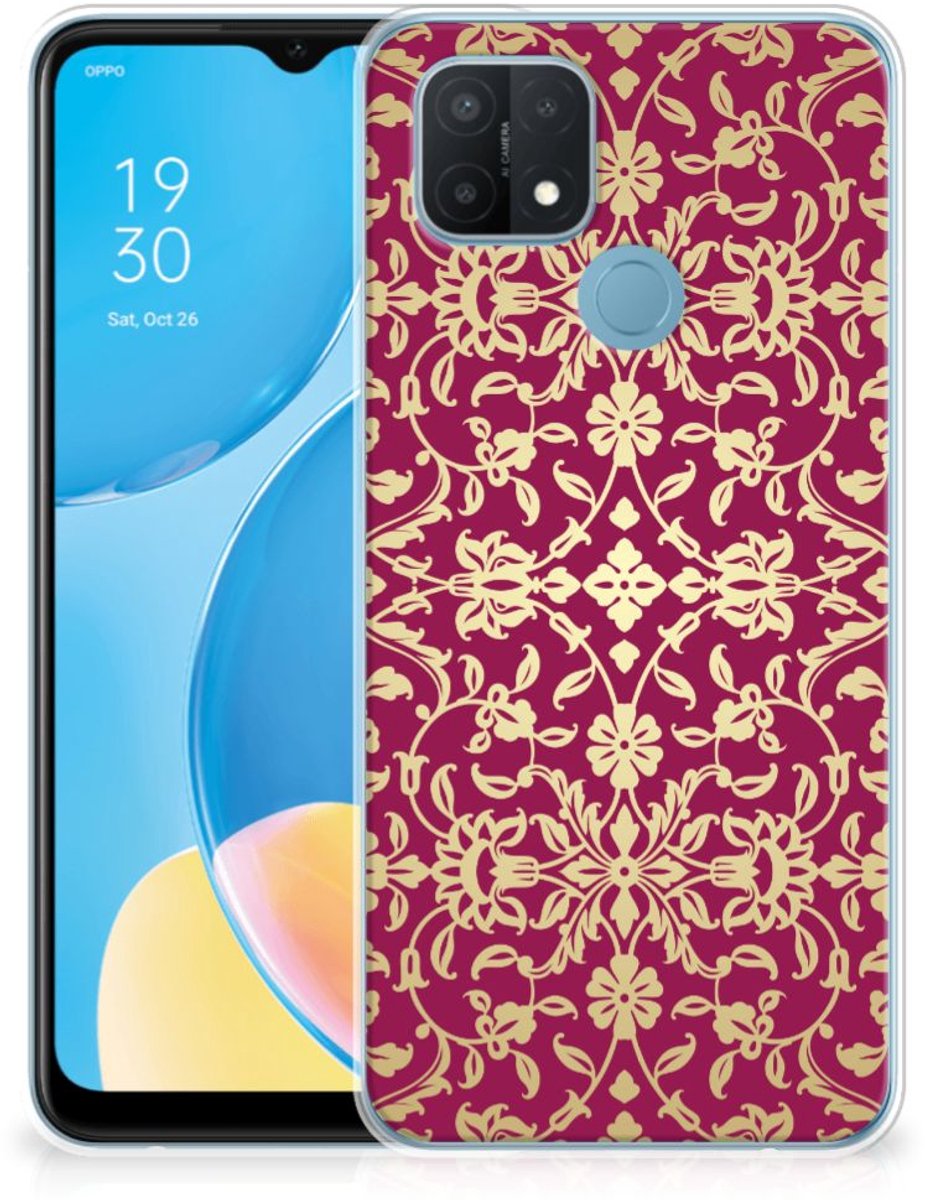Siliconen Hoesje OPPO A15 Barok Pink