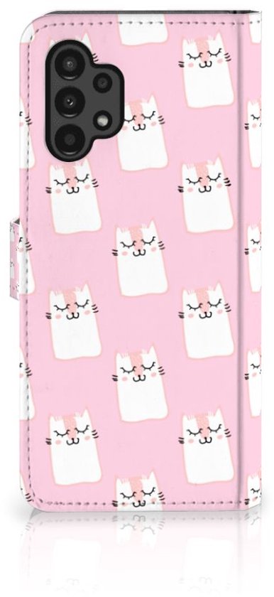 Coque pour téléphone portable Samsung Galaxy A13 (4G) Bookcase Cadeaux de la Saint-Valentin Cats endormis