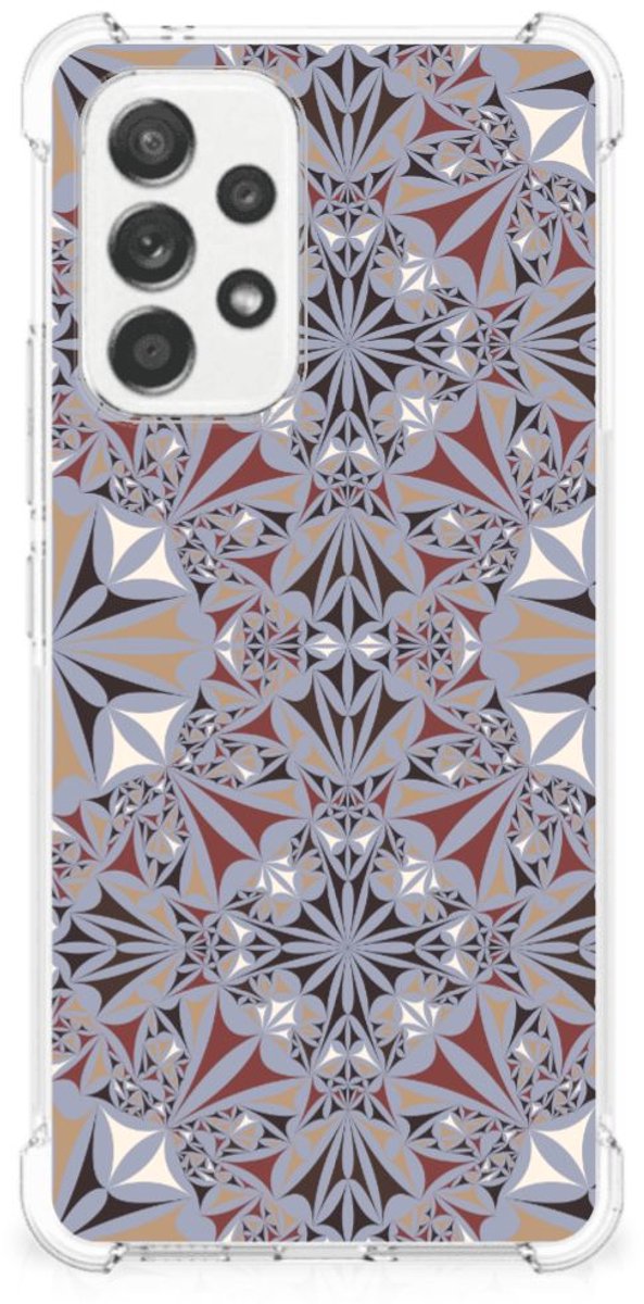 Samsung Galaxy A53 5G Anti-Shock Hoesje Flower Tiles