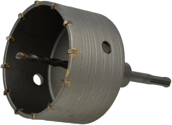 Foret à percussion creux GEKO - 100 mm - SDS Plus - Pour un travail de précision dans les matériaux de construction