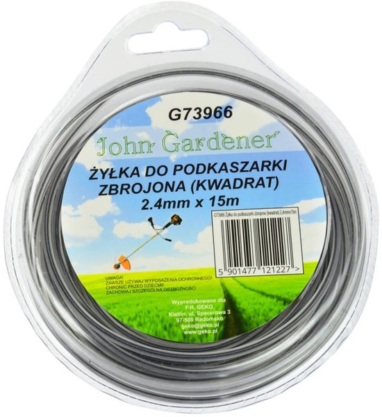 RIEGOLUX Fil De Débroussailleuse En Nylon Rond Jaune 2,4 Mm X 100 M Fil - Foto 9