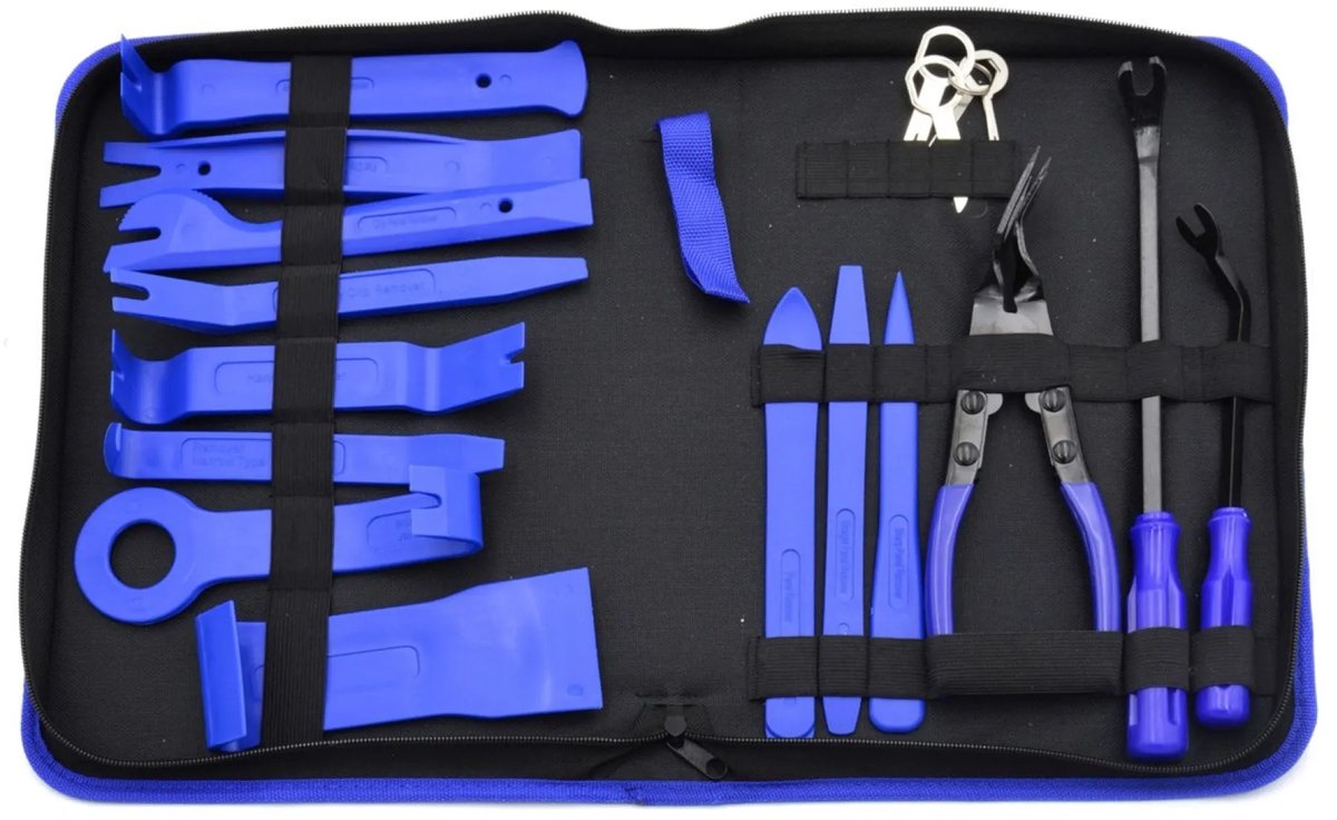 GEKO Multifunctionele set - Clip- en radiotrekkers - 20 stuks - Nylon - Zonder scherpe randen