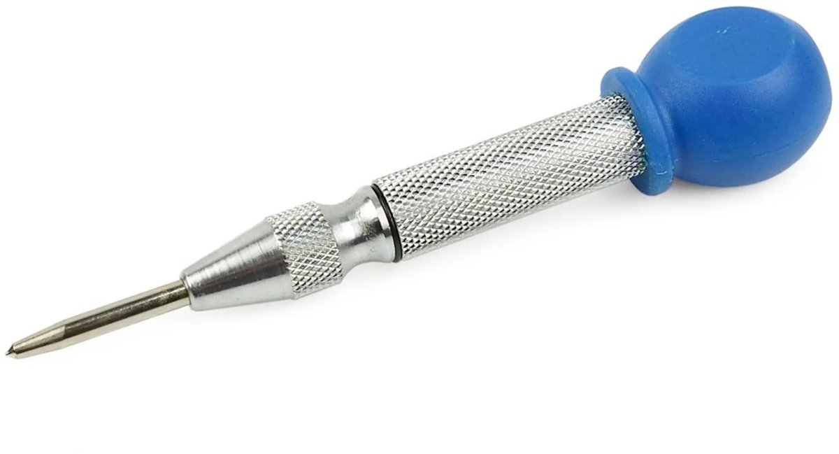 Tvardy Automatische centerpons - 125mm - Verstelbare slagkracht - Gereedschapsstaal