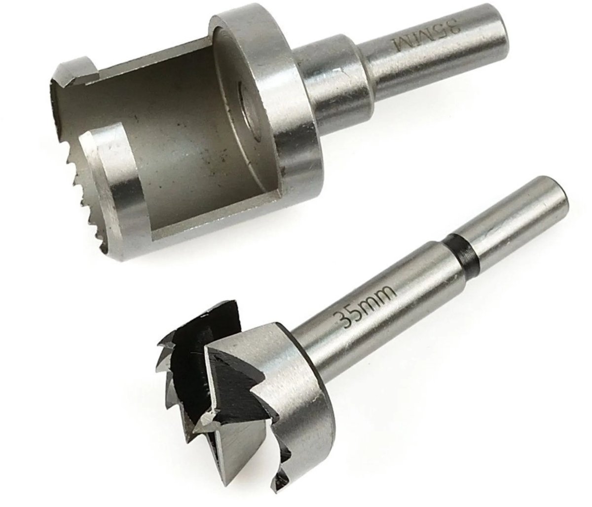 GEKO Forstner- en plugfrezenset - HCS staal - 35 mm - Voor houtbewerking