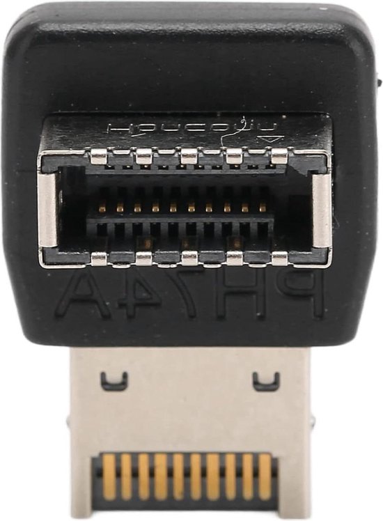USB 3.1 Type E 90 Graden Stuurelleboog Verticale USB C Adapter Header ...