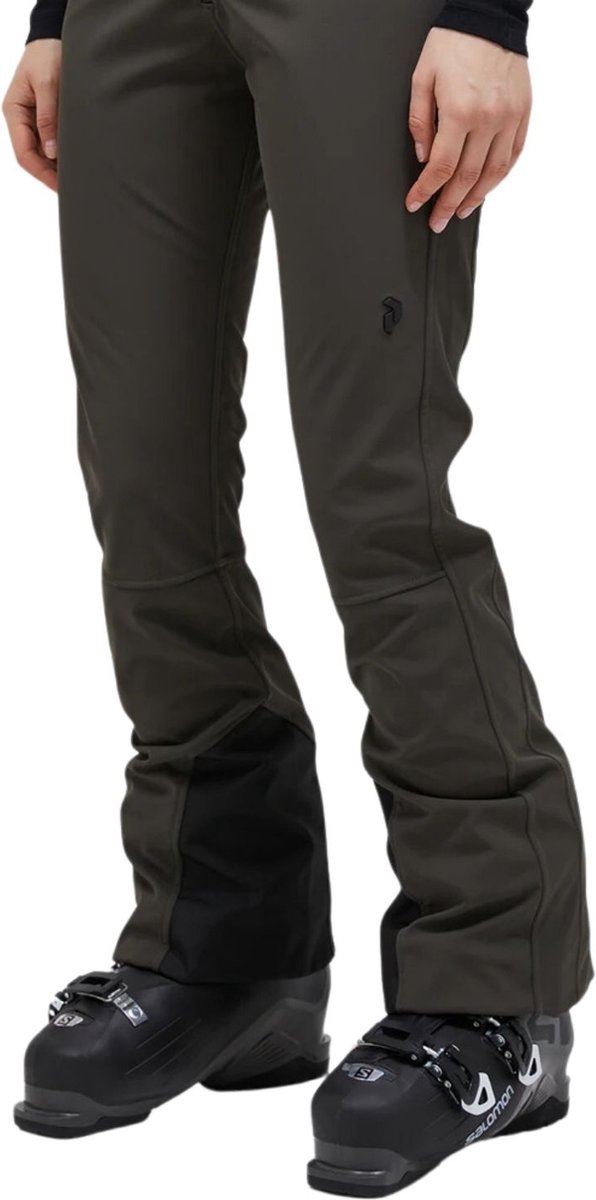 Peak Performance High Stretch Softshell Broek Dames Donkergroen L/40