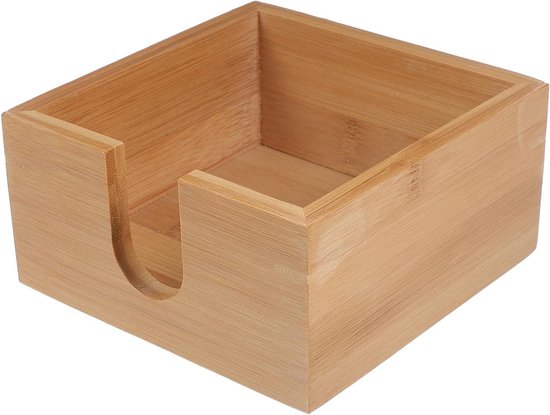 Bamboe servethouder, verstelbaar houten opbergrek voor eetkamer, picknick, keukentafel binnen en buiten - dispenser voor tafel (origineel