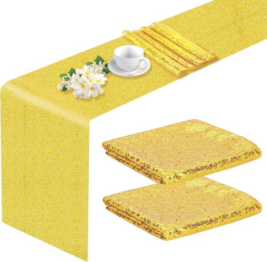 STAUBPIRAT Tafelloper rol 30 cm x 25 m - decoratief structuurvlies per meter om op maat te snijden - modern - zeer decoratief tafelkleed voor feesten, feesten en evenementen (goud