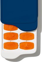 OXO tot Babyvoeding diepvriesbakjes - Babyvoeding bewaarbakjes - Diepvriesbakjes met deksel - 14x22 ml-  Navy