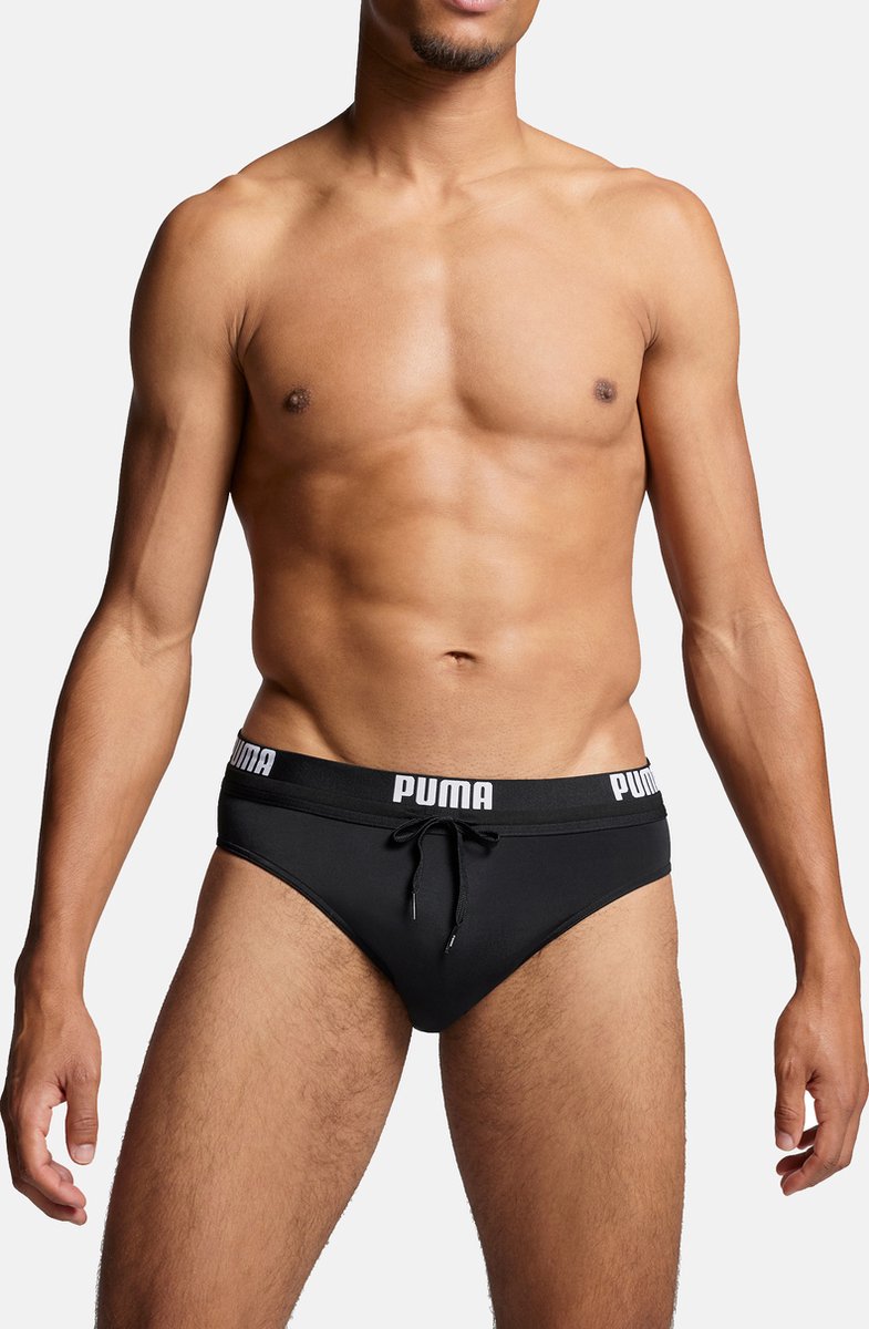 Puma - Zwemslip Logo Band Heren Zwembroek — afbeelding 5