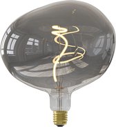 Bol.com Calex Cobble LED Lamp XXL - E27 - Filament - Titanium - Warm Wit Licht - Dimbaar aanbieding