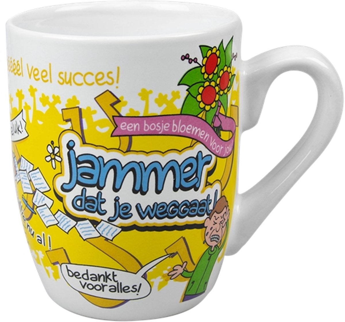 Cartoonmok - Jammer dat je weggaat