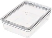 iDesign - ID Fresh Contenant pour Aliments Frais Bas Grand - Plastique - Transparent
