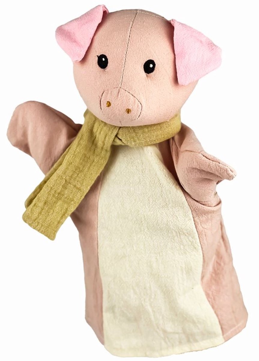 Egmont Toys handpop varken 29 cm - educatief speelgoed.